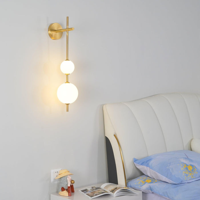 Vertical Globe Wall Lamp-DWHOME