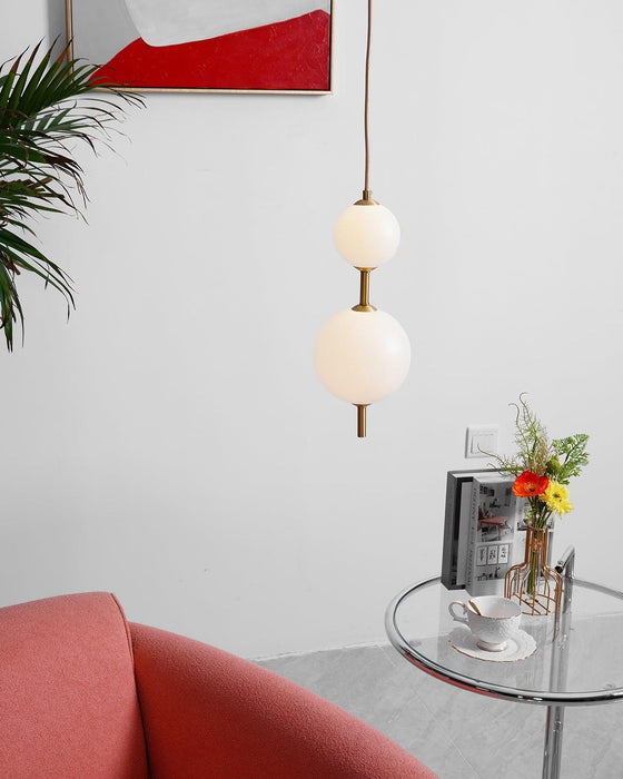 Vertical Globe Pendant Lamp-DWHOME