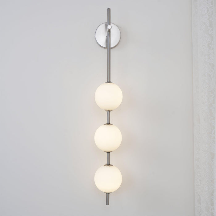 Vertical Globe Wall Lamp-DWHOME