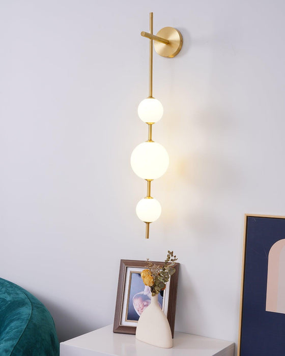 Vertical Globe Wall Lamp-DWHOME