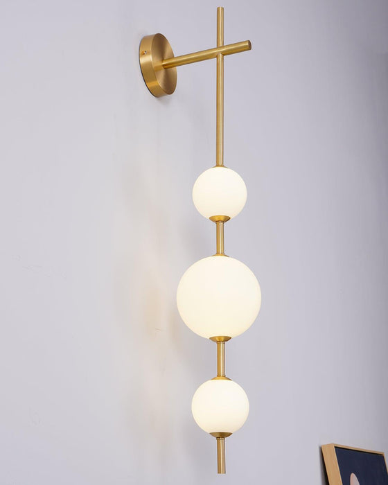 Vertical Globe Wall Lamp-DWHOME