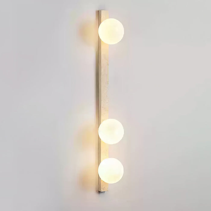Vertical Travertine Wall Sconce - Vakkerlight
