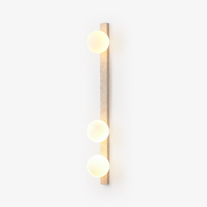 Vertical Travertine Wall Sconce - Vakkerlight