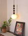 Vertical Walnut Balls Pendant Lamp-DWHOME