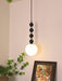 Vertical Walnut Balls Pendant Lamp-DWHOME