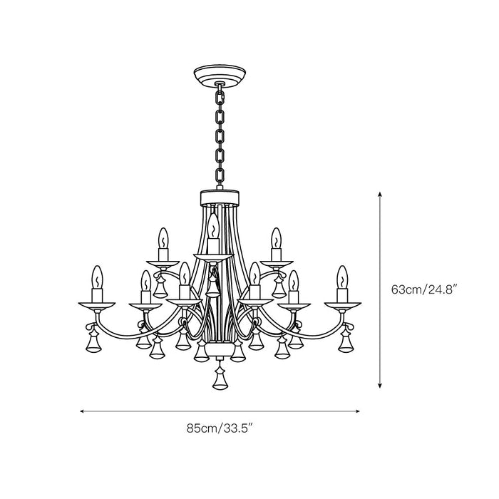 Vesca Chandelier-DWHOME