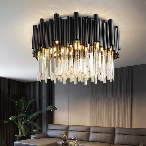 Vigo Crystal Ceiling Chandelier-DWHOME