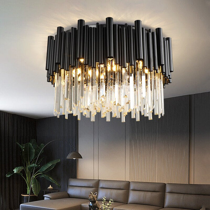 Vigo Crystal Ceiling Chandelier-DWHOME