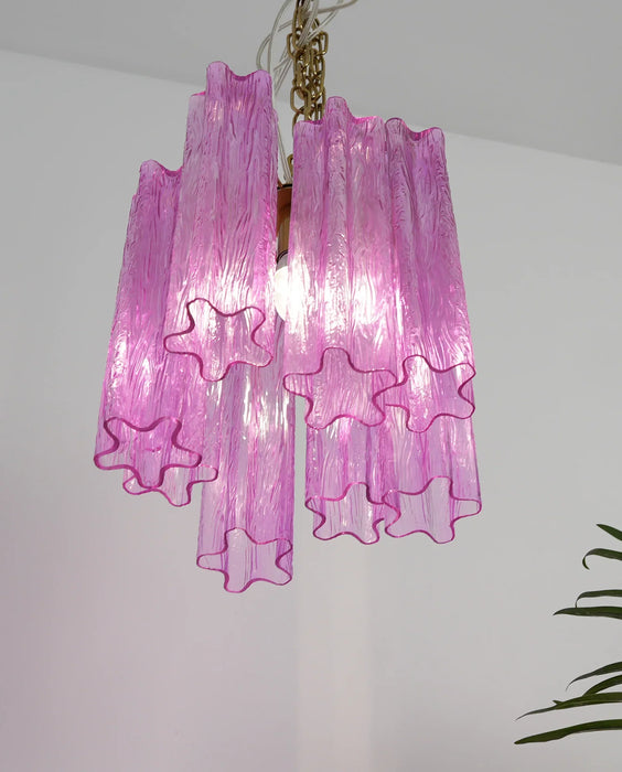 Vintage Amethyst Murano Glass Chandelier
