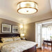 Tammika Vintage Brass Drum Ceiling Lamps - DWHOME