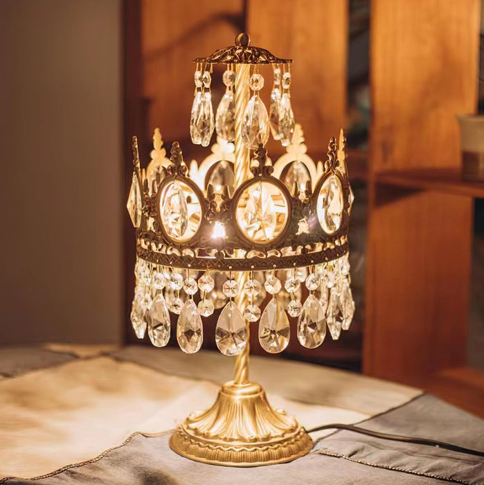 Vintage Crystal Table Light-DWHOME