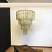 Vintage Murano Amber Glass Chandelier-DWHOME