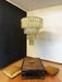 Vintage Murano Amber Glass Chandelier-DWHOME