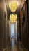 Vintage Murano Amber Glass Petals Chandelier-DWHOME
