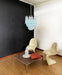 Vintage Murano Blue Glass Petals Chandelier-DWHOME