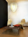 Vintage Murano Blue Glass Petals Chandelier-DWHOME