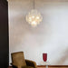 Vintage Murano Iridescent Disks Chandelier-DWHOME