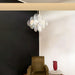 Vintage Murano Iridescent Disks Chandelier-DWHOME