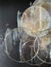 Vintage Murano Iridescent Disks Chandelier-DWHOME