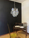 Vintage Murano Iridescent Glass Disks Chandelier-DWHOME