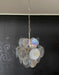 Vintage Murano Iridescent Glass Disks Chandelier-DWHOME