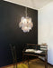 Vintage Murano Iridescent Glass Disks Chandelier-DWHOME