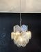 Vintage Murano Iridescent Glass Disks Chandelier-DWHOME