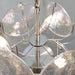 Vintage Murano Iridescent Glass Disks Chandelier-DWHOME