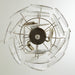 Vintage Murano Iridescent Glass Disks Chandelier-DWHOME