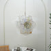 Vintage Murano Iridescent Glass Disks Chandelier-DWHOME