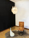 Vintage Murano Lattimo Glass White Chandelier-DWHOME