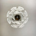 Vintage Murano Lattimo Glass White Chandelier-DWHOME