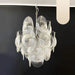 Vintage Murano Lattimo Glass White Chandelier-DWHOME