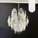 Vintage Murano Lattimo Glass White Chandelier-DWHOME