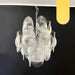 Vintage Murano Lattimo Glass White Chandelier-DWHOME