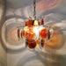 Vintage Murano Orange Brown Chandelier-DWHOME