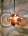 Vintage Murano Orange Brown Chandelier-DWHOME
