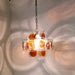 Vintage Murano Orange Brown Chandelier-DWHOME