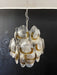 Vintage Murano Transparent Amber Chandelier-DWHOME