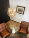 Vintage Murano Transparent Amber Chandelier-DWHOME