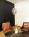 Vintage Murano Transparent Amber Chandelier-DWHOME