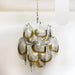 Vintage Murano Transparent Amber Chandelier-DWHOME
