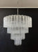 Vintage Murano Transparent Glass Chandelier-DWHOME