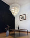 Vintage Murano Transparent Glass Chandelier-DWHOME