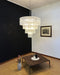 Vintage Murano Transparent Glass Chandelier-DWHOME