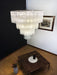 Vintage Murano Transparent Glass Chandelier-DWHOME
