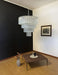 Vintage Murano Transparent Glass Chandelier-DWHOME