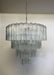 Vintage Murano Transparent Glass Chandelier-DWHOME