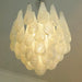 Vintage Murano Transparent Glass Petals Chandelier-DWHOME