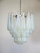 Vintage Murano Transparent Glass Petals Chandelier-DWHOME